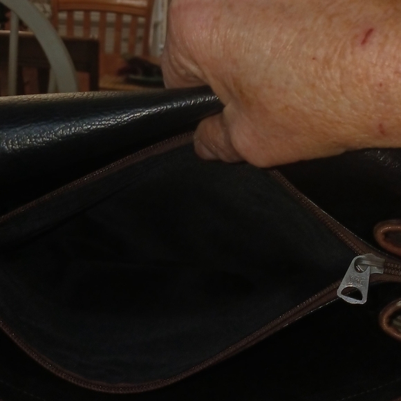 Burberry Vintage Haymarket Canvas and Leather Trimmed Brown Crossbody Make Offer - Picture 16 of 16